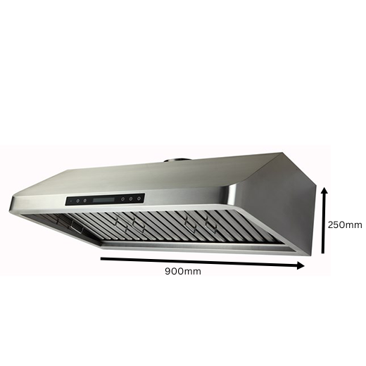 Quattro 900mm Commercial Extractor Hood (Motor, Filters & Lights) – Complete Kitchen Ventilation