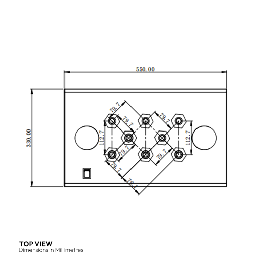 Contender Glass Dryer and Polisher - 8 Brushes, 660 glasses per hour