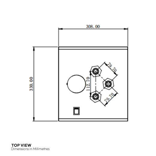 Contender Glass Dryer and Polisher - 5 Brushes, 330 glasses per hour