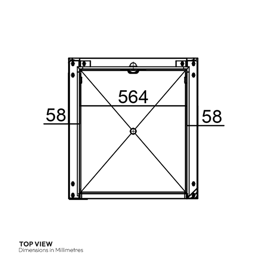Contender 600 Litre Stainless Steel Single Door Catering Freezer with Fitted Castors