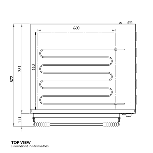 Contender Twin Deck Single Phase Pizza Oven - 8 x 13"