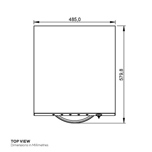 Contender PRO Commercial Glasswasher with Drain Pump, 400mm Basket