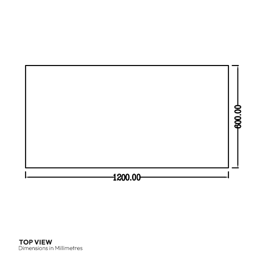 Quattro Stainless Steel 1200mm Centre Prep Table with PE Chopping Board