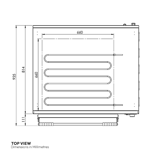 Contender Twin Deck Single Phase Pizza Oven - 8 x 13"