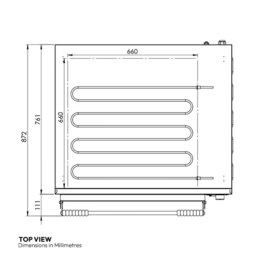 Contender Twin Deck 3 Phase Pizza Oven - 8 x 13"