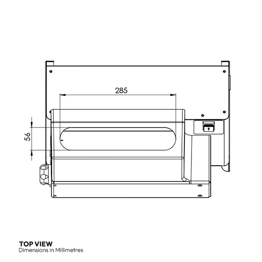Contender Single Dough Roller - Pizza Former. 30cm - 12 Inch
