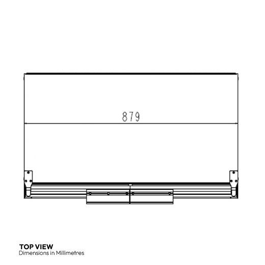 Premium Contender 216L Commercial Double Door Drinks Fridge - Hinged Doors