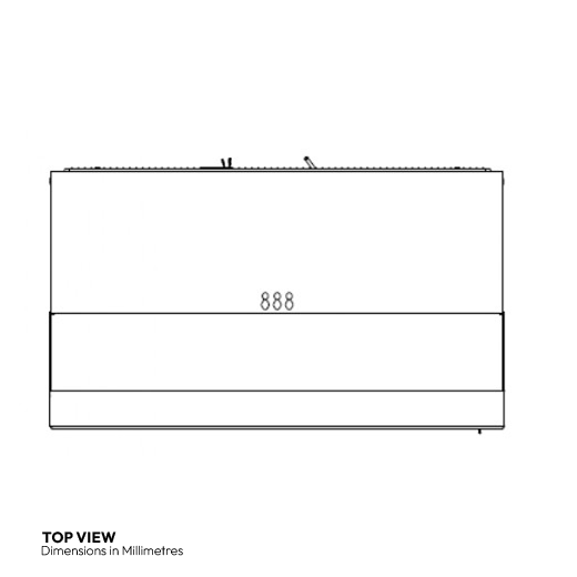 Premium Contender 216L Commercial Double Door Drinks Fridge - Sliding Doors
