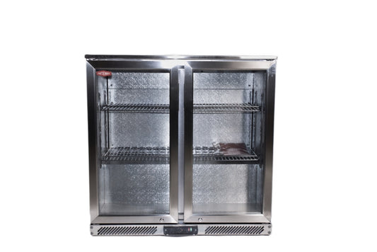 Contender 220L Double Door Bottle Cooler (Hinged) – Reliable Chilled Drinks Storage