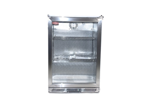 Contender Commercial 126L Stainless Steel Single Door Bottle Cooler