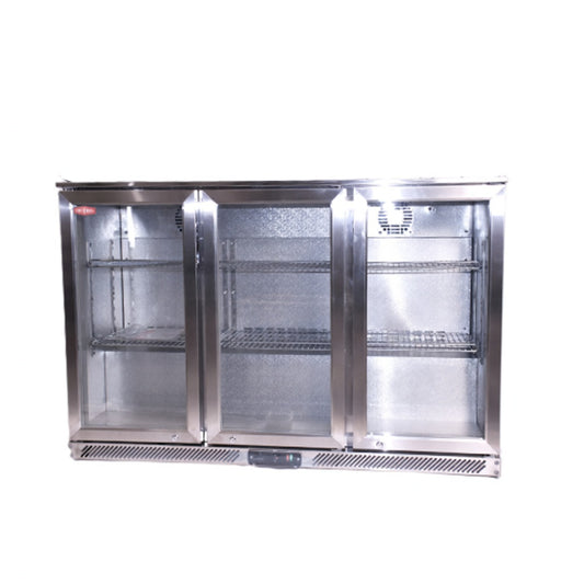 Contender 320L Triple Door Bottle Cooler (Hinged) – High-Capacity Chilled Drinks Storage