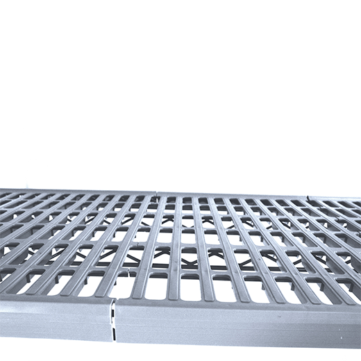 Quattro Grey Cold Room Shelving - Heavy Duty - 4 Tier - 1220mm