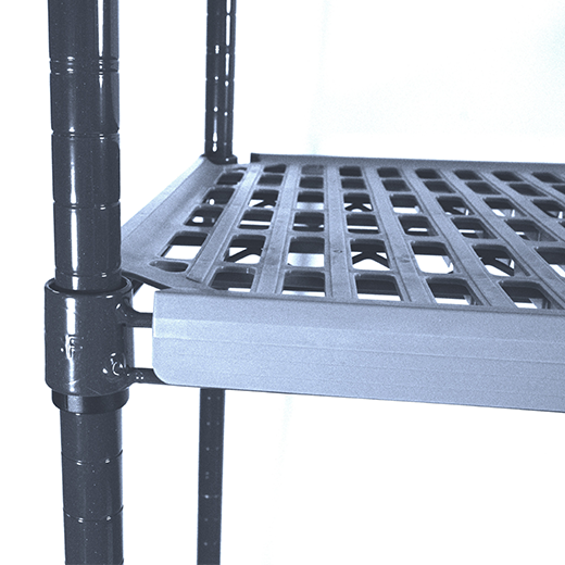 Quattro Grey Cold Room Shelving - Heavy Duty - 4 Tier - 1220mm