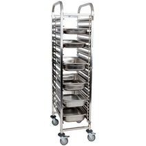 Quattro 16 Tier Clearing Trolley - 1-1 GN Size