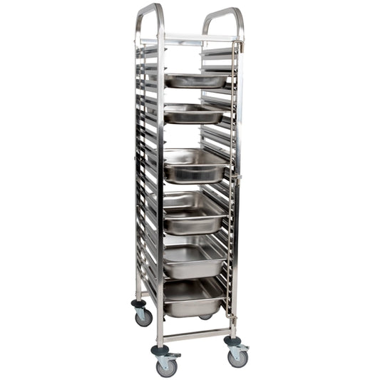 GRADED 1 - Quattro 16 Tier Clearing Trolley - 1-1 GN Size