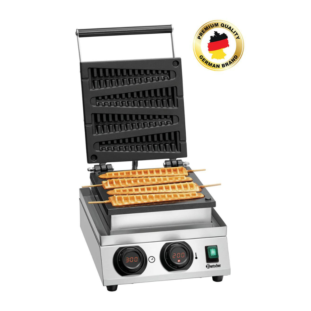 GRADE 1 - Bartscher Lolly Waffle Maker - Full Programmable Digital Display