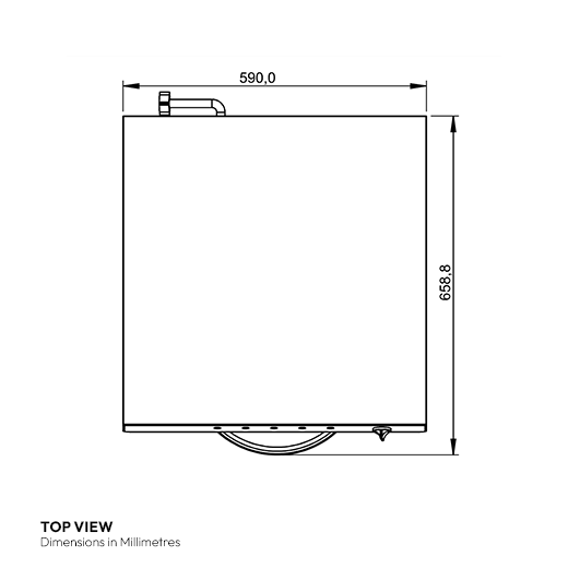 Contender Commercial Dishwasher & Glasswasher with Drain Pump, 13 Amp, 500mm Basket