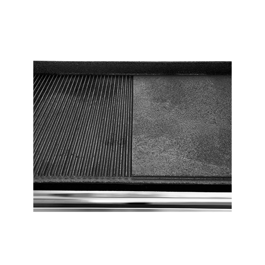 Contender Griddle 700mm Gas - Half Ribbed
