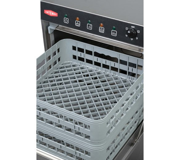 Contender PRO Commercial Glasswasher with Drain Pump, 400mm Basket
