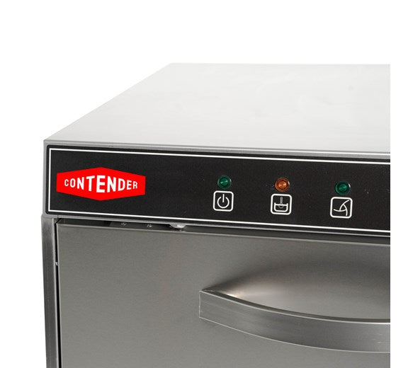 Contender PRO Commercial Glasswasher with Drain Pump, 400mm Basket