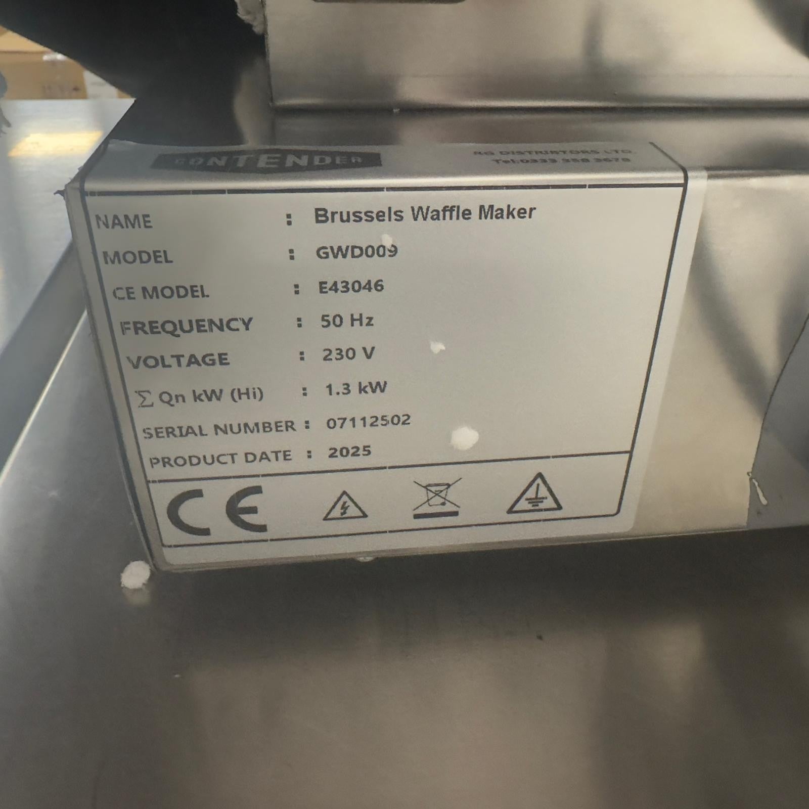 Contender Brussels Electric Waffle Maker