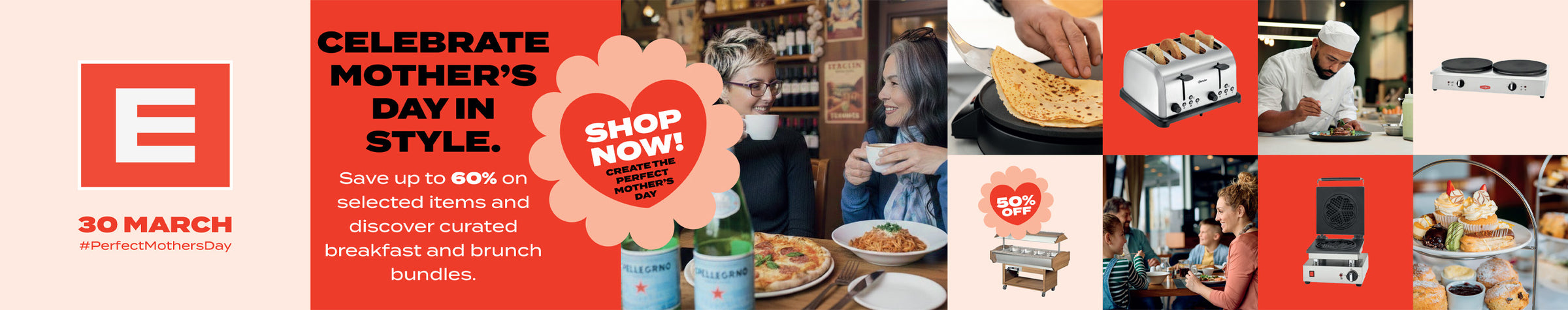 Shop Commercial Catering Equipment for Mother's Day at ECatering