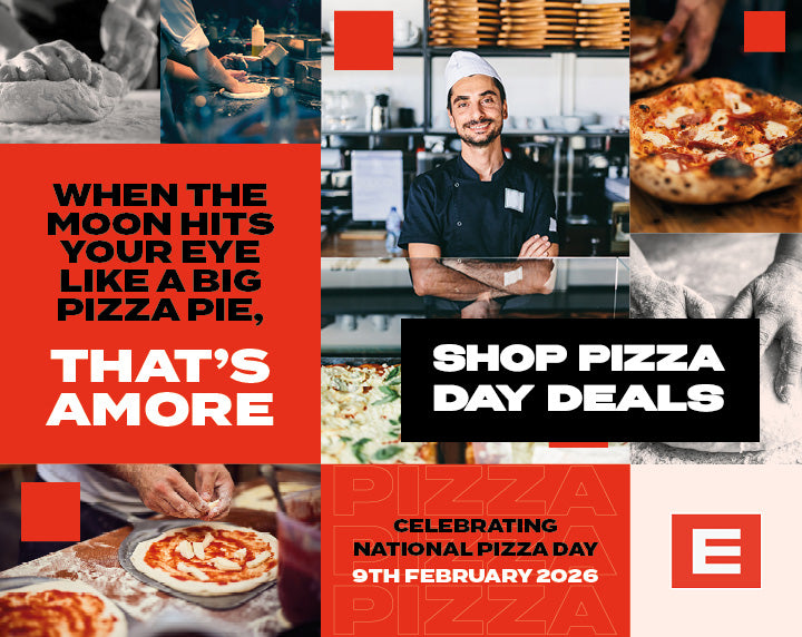 Shop National Pizza Day deals at E Catering