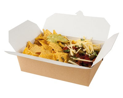 200 Large Rectangular Kraft Food Box