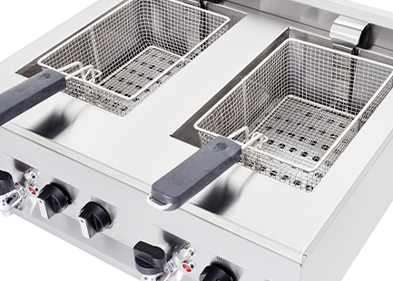 Dual 10L Oil Tanks for High-Volume Cooking 