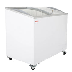Contender Ice Cream Freezer 320ltr with Curved Sliding Glass Lid