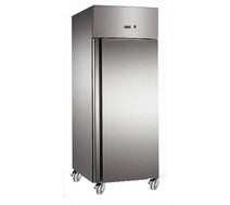 GRADED - Gastroline 600 Litre Stainless Steel Single Door Catering Freezer With Fitted Castors
