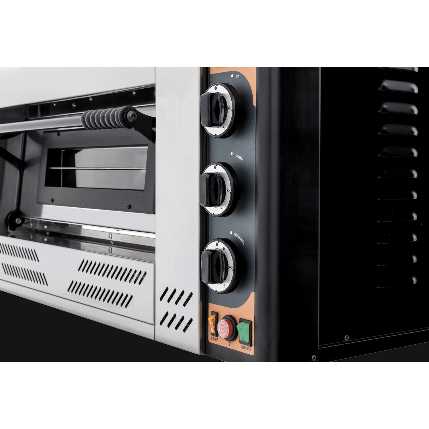 Contender G6 Gas Pizza Oven. Capacity 6 x 12 inch Pizzas - Made In Italy