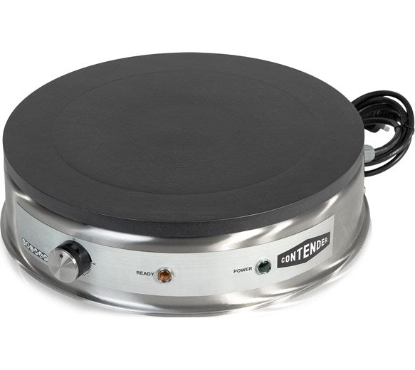 Contender Single Round Electric Crepe Maker