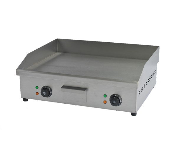Contender 600mm Electric Griddle (Flat Plate & Dual Plug-In) – Fast Setup & Consistent Cooking Performance