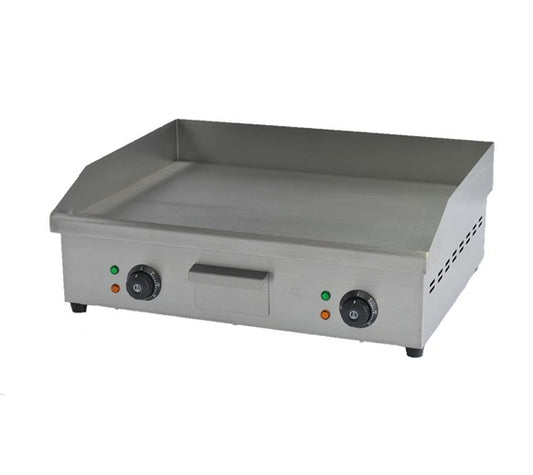 Contender 600mm Electric Griddle (Flat Plate & Dual Plug-In) – Fast Setup & Consistent Cooking Performance