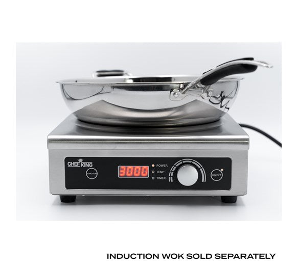 GRADED 1 - Chef King Heavy Duty Induction Wok Hob 3kw Heavy Duty