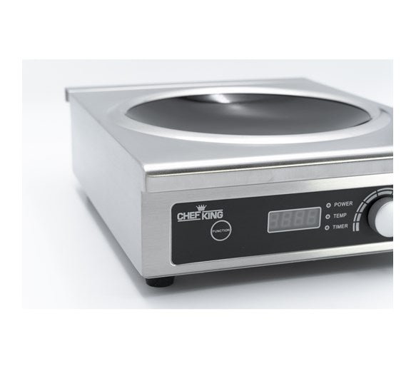 GRADED 1 - Chef King Heavy Duty Induction Wok Hob 3kw Heavy Duty