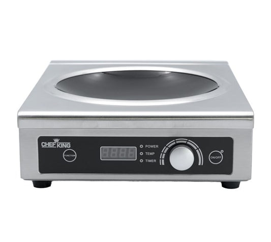 GRADED 1 - Chef King Heavy Duty Induction Wok Hob 3kw Heavy Duty