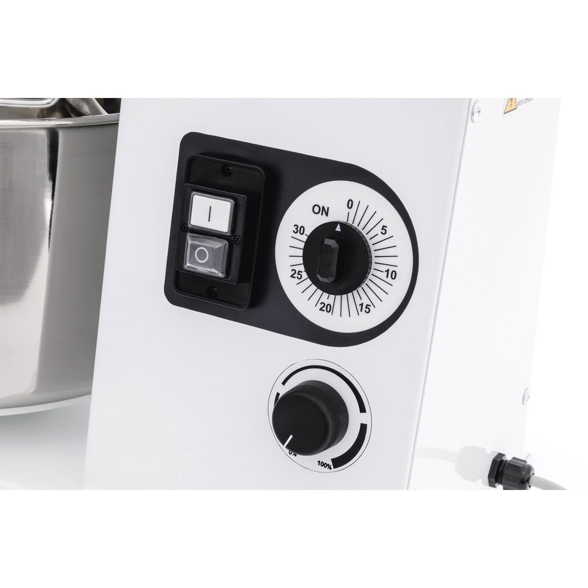 Contender Dough Mixer With Lift Up Lid & Removable 10 Litre - 8kg Bowl