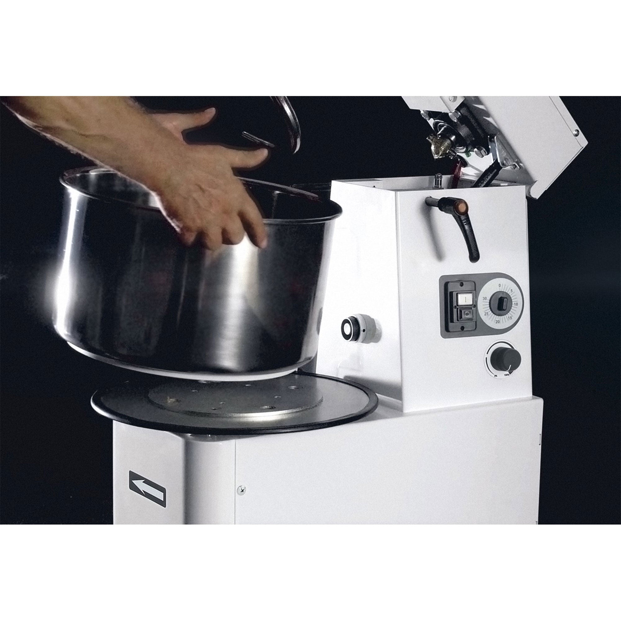 Contender Dough Mixer With Lift Up Lid & Removable 10 Litre - 8kg Bowl
