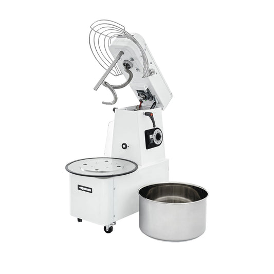 Contender 10L Spiral Dough Mixer (8kg, 13A, Removable Bowl & Lift-Up Lid) – Perfect Dough Every Batch