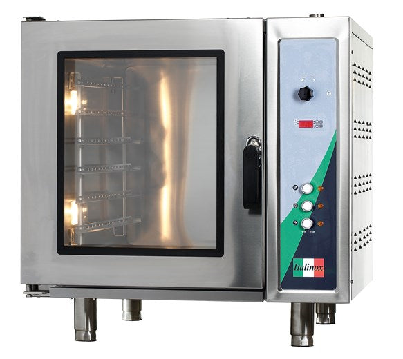 GRADED 1 - Italinox Large 181 Litre 6 Grid Combi Convection Oven with Steam