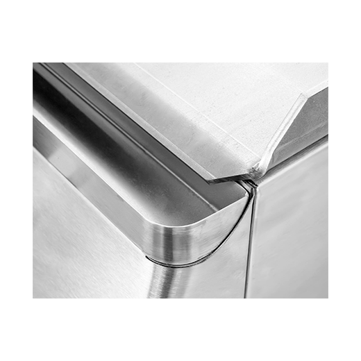 Contender Griddle 700mm Gas - Half Ribbed