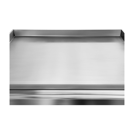 Contender Griddle 700mm Gas - Half Ribbed