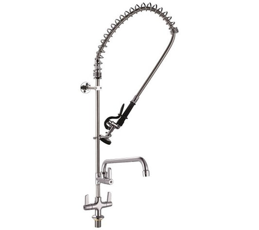 Pre Rinse Arm Tap With Trigger Spray Plus Add On Faucet