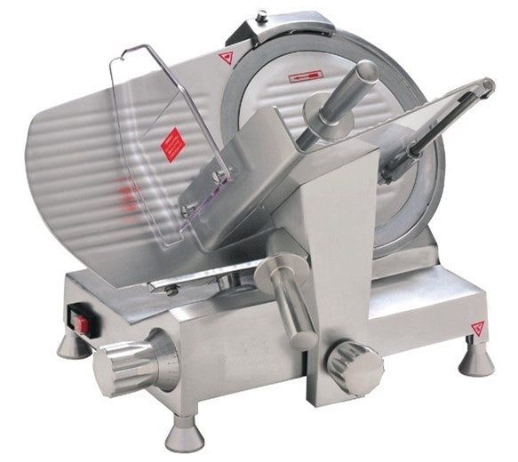 GRADE 1 - Quattro Heavy Duty 12 inch - 300mm Catering Meat Slicer With Emergency Stop