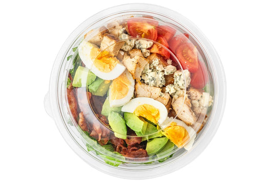 Case of 360 Clear Round Lids to fit 750ml Bowls