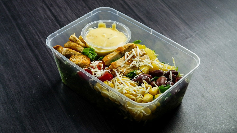 Case of 250 1000ml Premium Microwave Containers with Lids