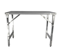 GRADED - Quattro 1200mm Stainless Steel Foldable Work Trestle Table for Catering Events