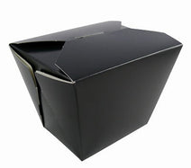 250 750ml Black Cardboard Food Box